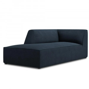 Canapea modulara albastra din textil pentru 2 persoane Ruby Left Micadoni