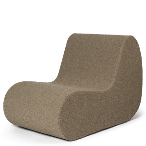 Canapea modulara bej din textil 67 cm Rouli Center Ferm Living