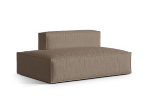 Canapea modulara maro cappuccino din textil pentru 3 persoane Nuria Structural Micadoni