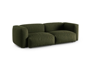 Canapea modulara verde din textil pentru 3 persoane Martina Boston XL Micadoni