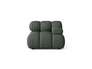 Canapea modulara verde muschi din textil pentru 1 persoana Bellis Right Liberty Micadoni