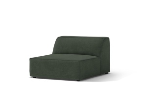 Canapea modulara verde muschi din textil pentru 1 persoana Jodie Middle Micadoni