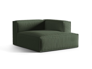 Canapea modulara verde muschi din textil pentru 1 persoana Nuria Right Structured MicadoniCanapea modulara verde muschi din textil pentru 1 persoana Nuria Right Structured Micadoni