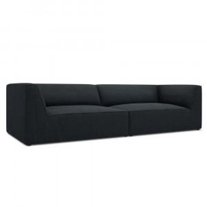 Canapea negru din textil pentru 4 persoane Ruby Micadoni