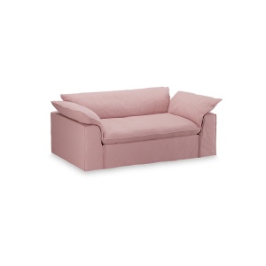 Canapea roz din textil 204 cm Nomad Wise HKliving