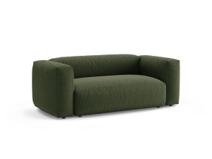 Canapea verde din textil pentru 2 persoane Martina Micadoni