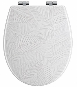 Capac pentru toaleta gri din plastic Roanne Wenko