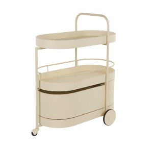 Carucior bej din metal Wim Zuiver