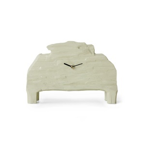 Ceas verde din lemn 28x40 cm Mantle Kliving
