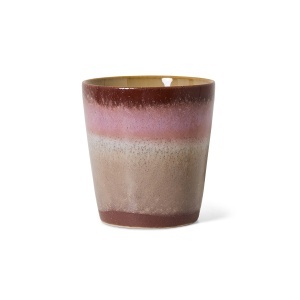 Ceasca multicolora din ceramica 230 ml 70s Bloom HKliving