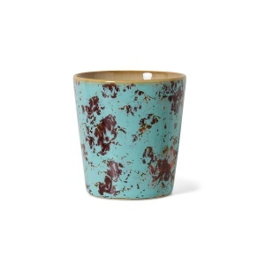 Ceasca multicolora din ceramica 230 ml 70s Patina HKliving