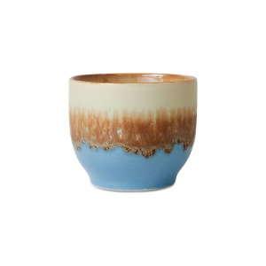 Ceasca multicolora din ceramica 250 ml 70s Shores HKliving