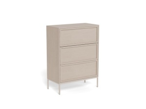 Comoda gri din metal 80 cm Palmdale Quiet Object