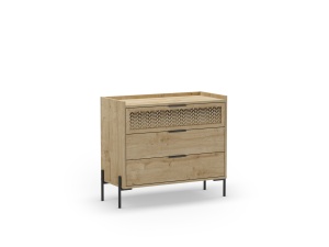 Comoda maro din metal 90 cm Inca The Home Collection