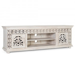 Comoda TV alb din lemn 180 cm Barossa Giner y Colomer