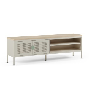 Comoda TV crem/maro 160 cm Sayla Quiet Object