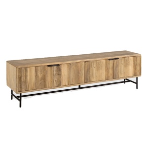 Comoda TV maro din lemn 190 cm Mundra The Home Collection