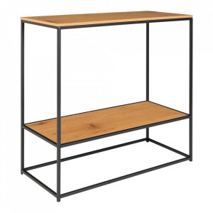 Consola din metal negru 80 cm Vita House Nordic