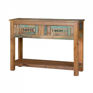 Consola multicolora din lemn 106 cm Hyderabad Giner y Colomer