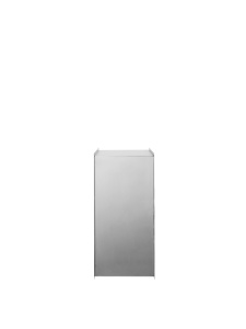 Cos de gunoi argintiu din metal 5 L Sama Ferm Living