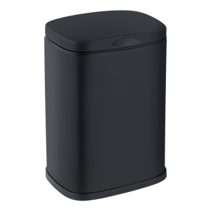 Cos de gunoi negru din metal 3 L Sare Wenko