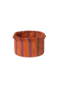 Cos din bumbac maro teracota Small Lorena Canals