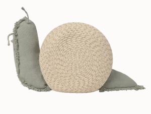 Cos din fibre crem/verde Big Snail Lorena Canals