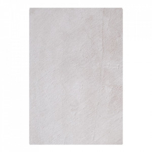 Covor alb antic din poliester 160x230 cm Florida House Nordic