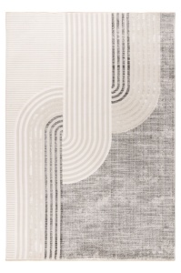 Covor argintiu din fibre sintetice Vista Der Lalee (diverse dimensiuni)