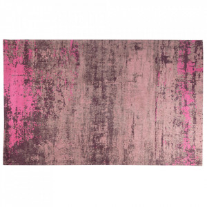 Covor bej/roz din bumbac si poliester 160x240 cm Modern Art Invicta Interior