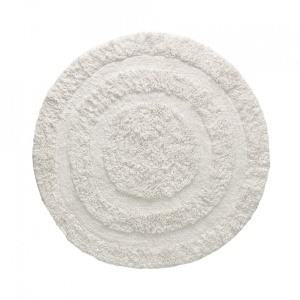 Covor din bumbac alb 120 cm Eligia Kave Home