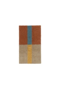 Covor din fibre naturale multicolore 80x140 cm Chroma Cinnamon Lorena Canals