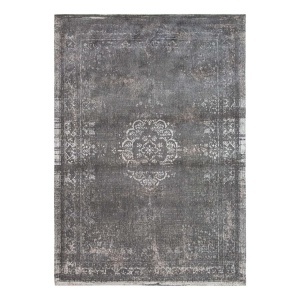 Covor gri piatra din fibre sintetice Medallion Stone Louis de Poortere (diverse dimensiuni)