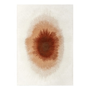 Covor maro din fibre sintetice Drop Indian Snow Louis de Poortere (diverse dimensiuni)