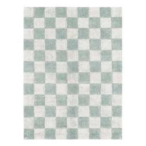 Covor pentru copii albastru/crem din bumbac 140x200 cm Tiles Lorena Canals