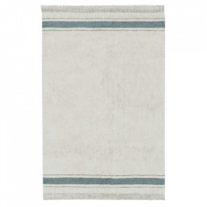 Covor pentru copii bej/albastru din bumbac 140x200 cm Gastro Vintage Lorena Canals