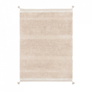 Covor pentru copii bej/roz din bumbac 120x160 cm Bloom Lorena Canals