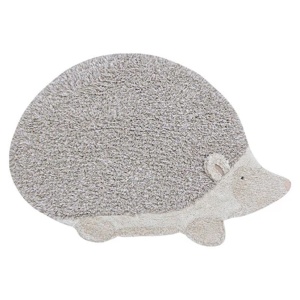 Covor pentru copii ivoriu din bumbac 90x130 cm Hedgehog Lorena Canals