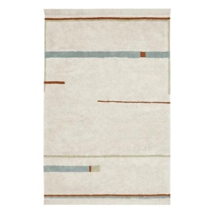 Covor pentru copii multicolor din bumbac 90x130 cm Bloom Lorena Canals