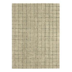 Covor pentru copii verde muschi/gri din fibre naturale 170x240 cm Mosaic Lorena Canals