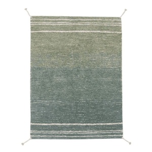 Covor reversibil pentru copii albastru din bumbac 80x140 cm Vintage Twin Reversible Lorena Canals