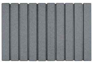 Covoras baie gri din piatra 39x60 cm Tritea Wenko