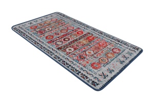 Covoras de baie multicolor din fibre sintetice 70x120 cm Weref The Home Collection