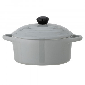 Cratita gri din ceramica 13x17 cm Thanos Bloomingville