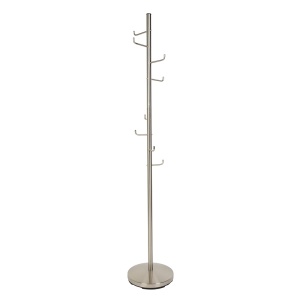 Cuier argintiu din metal Satin Quiet Object