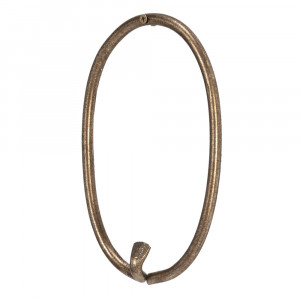 Cuier auriu din metal Mayo Oval Thai Natura