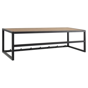 Cuier cu raft negru/maro din metal Seaford Quiet Object