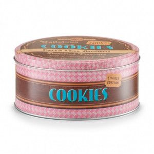 Cutie cu capac multicolora din metal Cookies Zeller