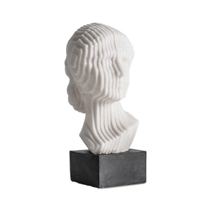 Decoratiune alba din fibre naturale 30 cm Lisa Vical Home