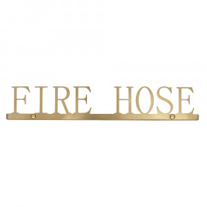 Decoratiune aurie din metal 6 cm Fire Hose Versmissen
